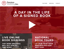 Tablet Screenshot of premieremarketing.com